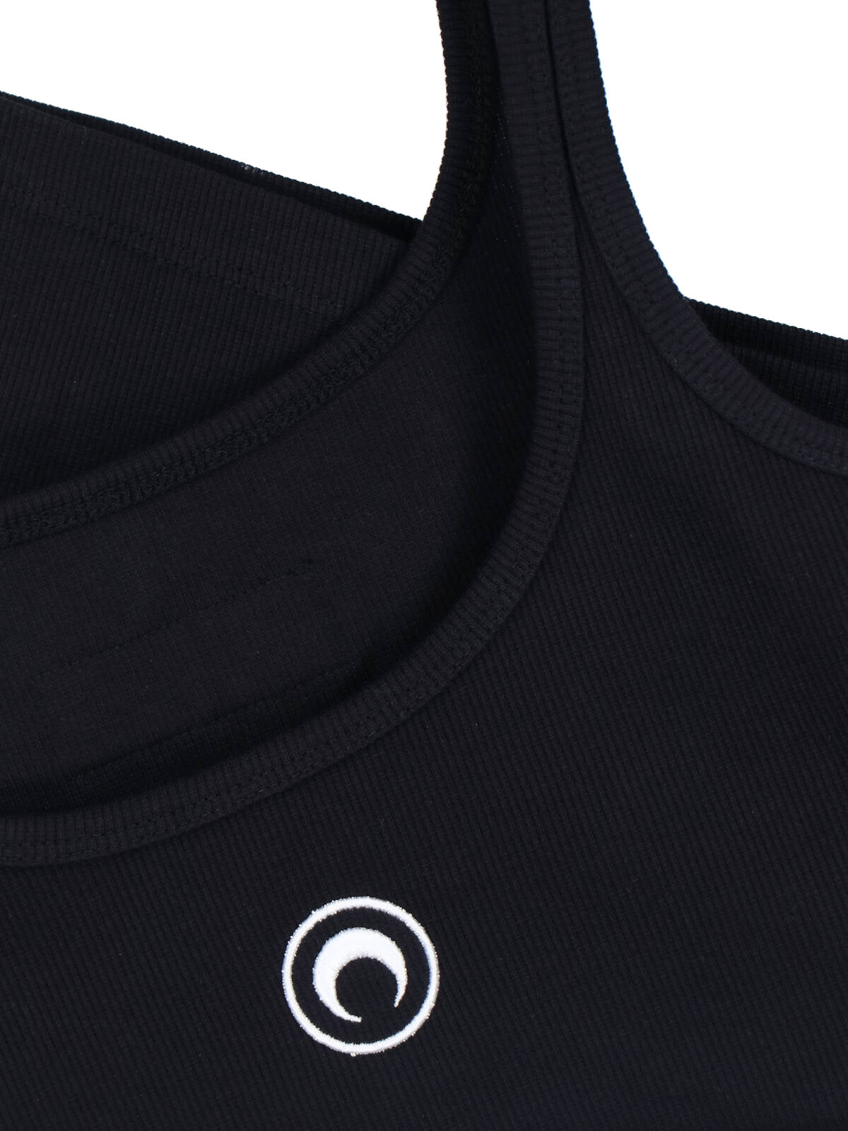 MARINE SERRE Top Black Cotton
