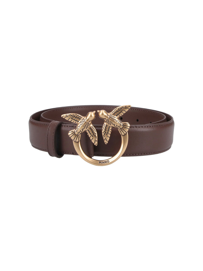 Pinko Belts Brown Leather