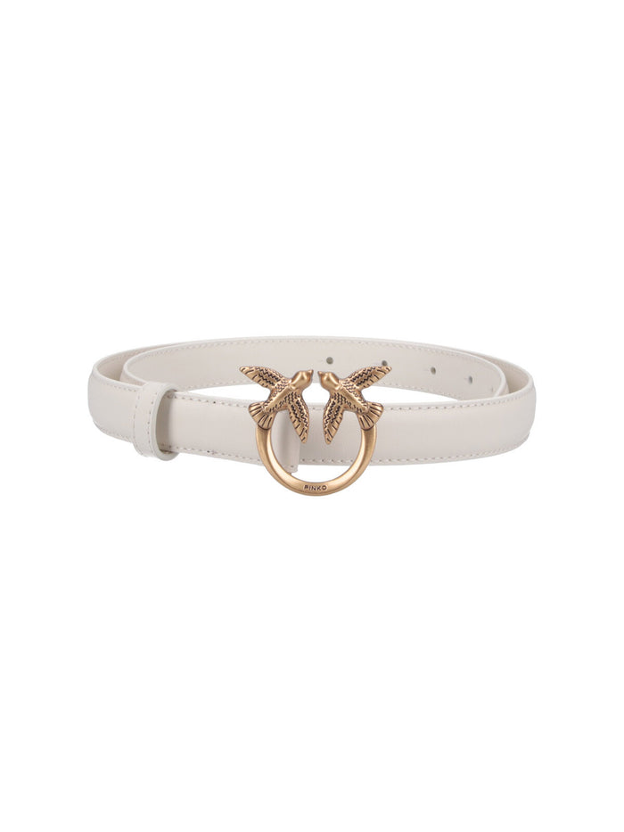 Pinko Belts White Leather