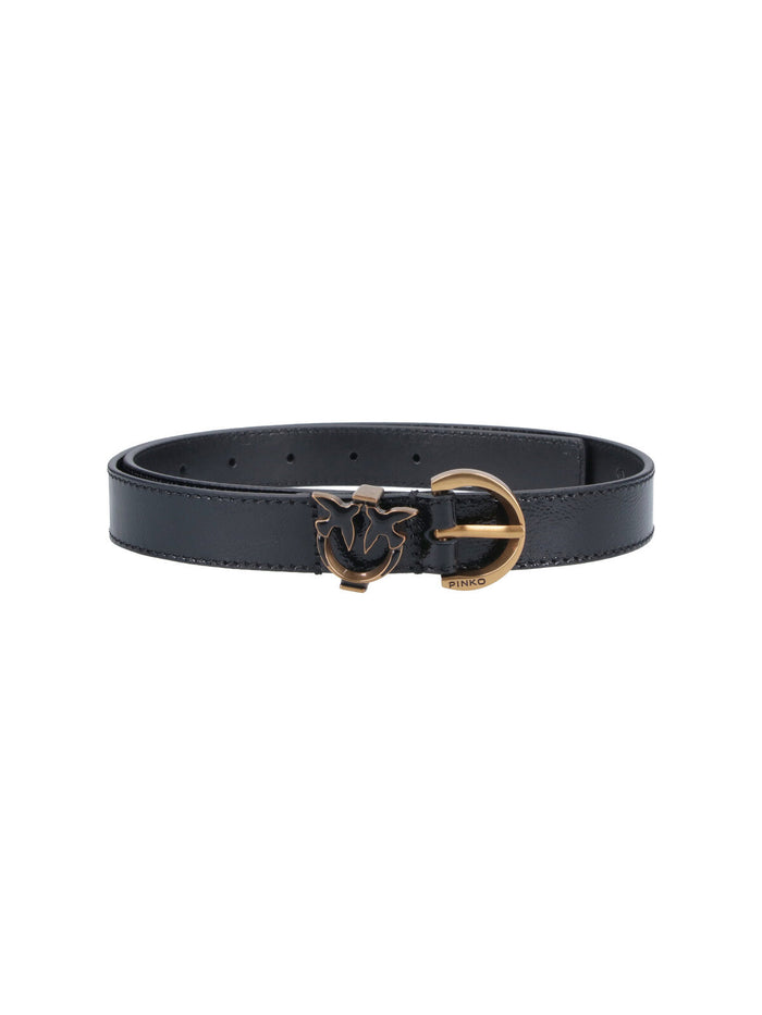 Pinko Belts Black Leather