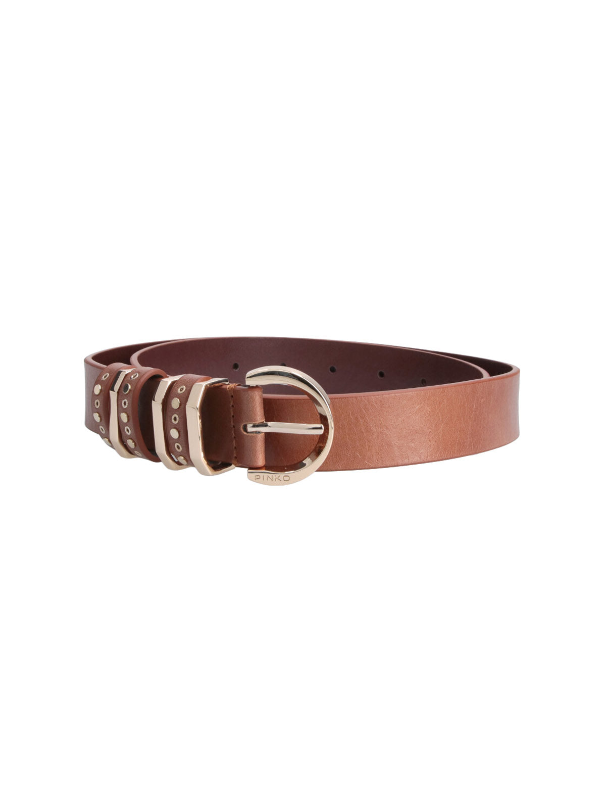 Pinko Belts Brown Leather