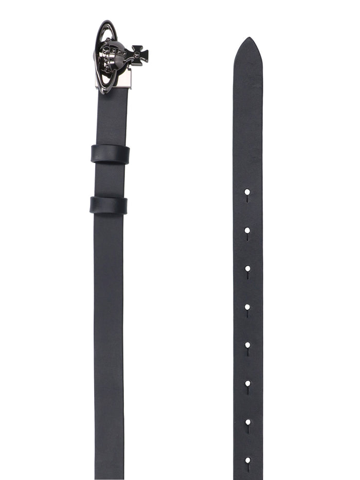 Vivienne Westwood Belts Black Cow Leather