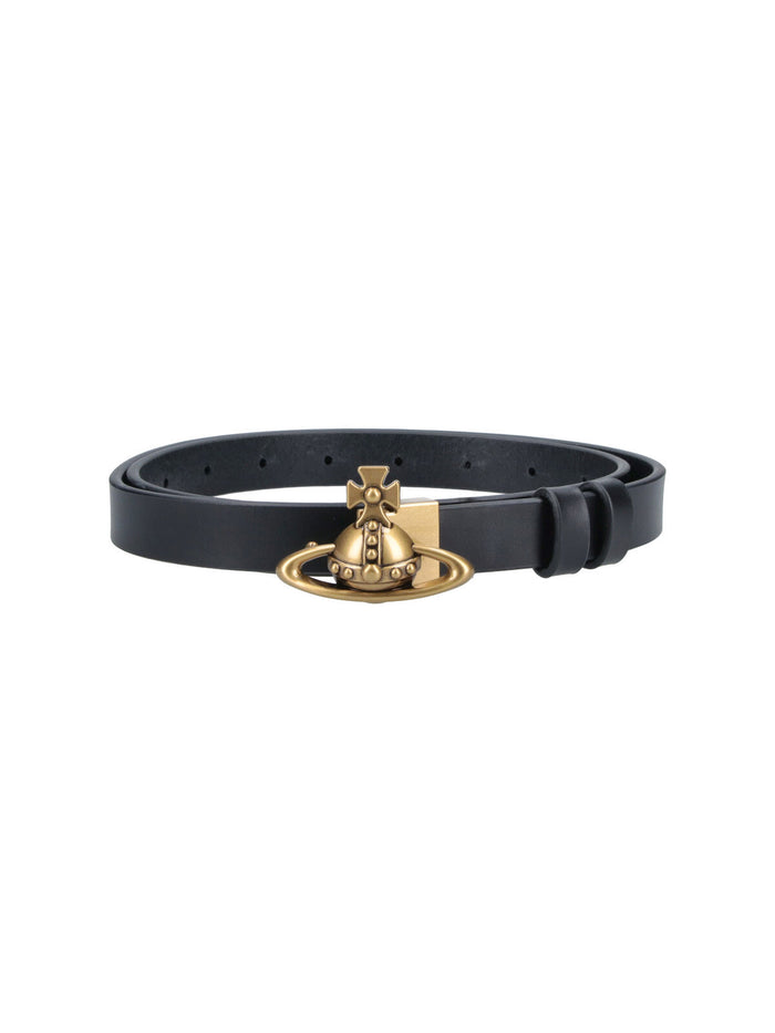 Vivienne Westwood Belts Black Cow Leather