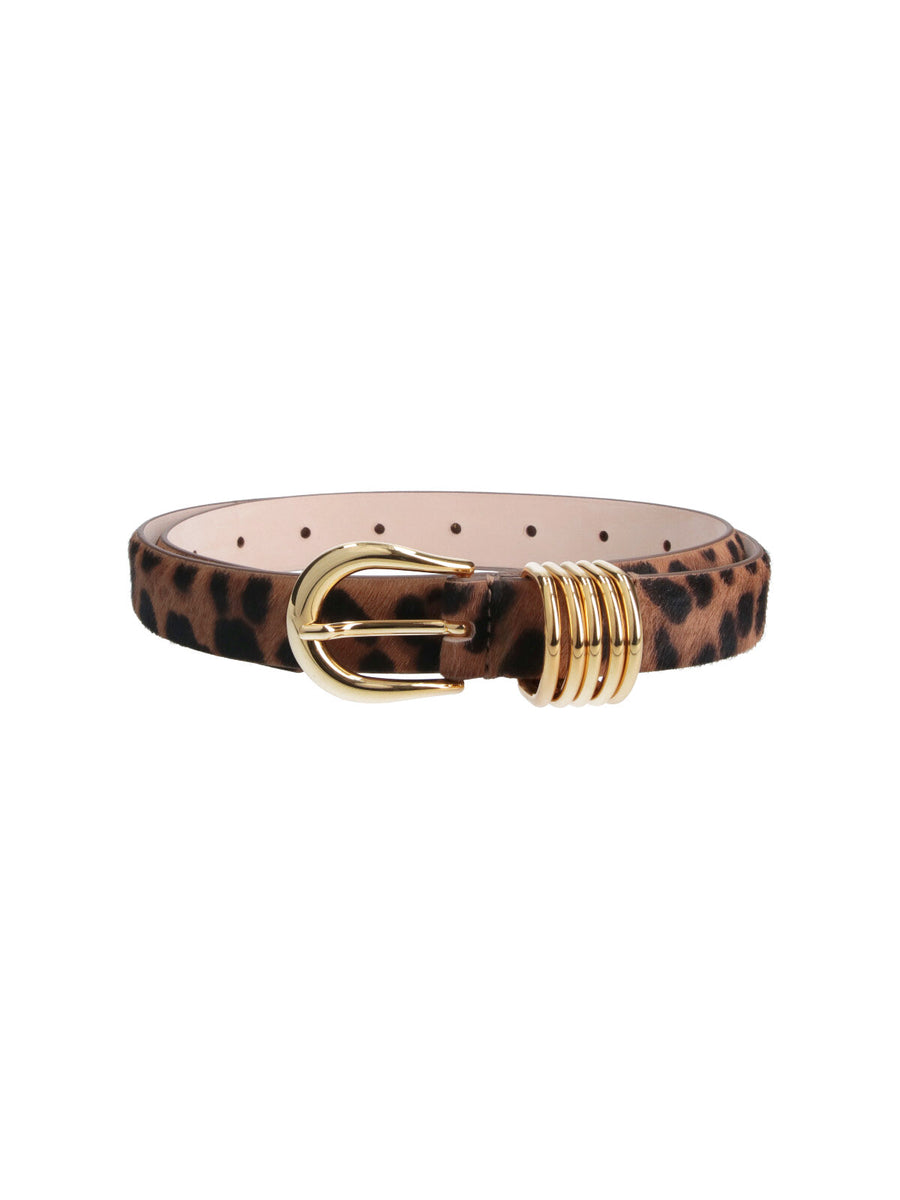 Dehanche 100% leather belt in brown