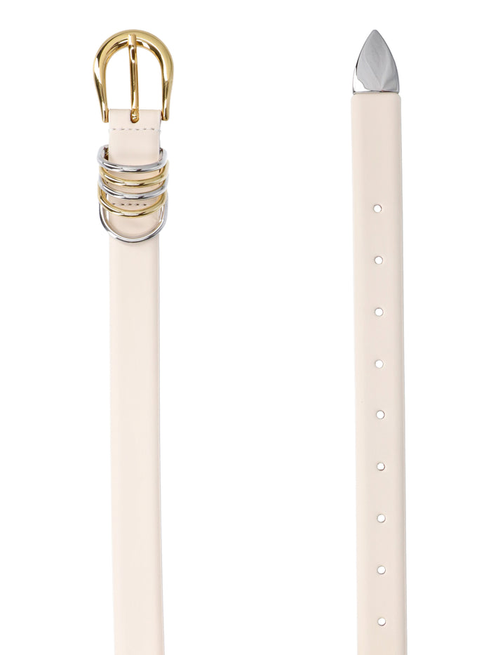 DEHANCHE Belts White Leather