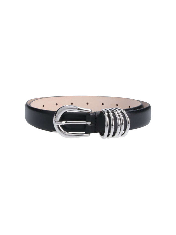 DEHANCHE Belts Black Leather