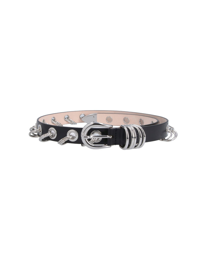 DEHANCHE Belts Black Leather