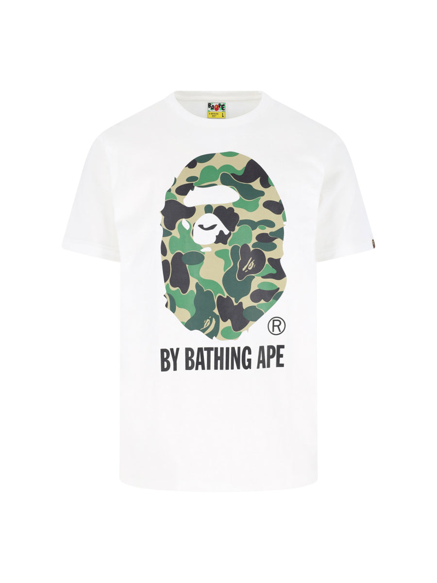 Bape 100% cotton t-shirt in white
