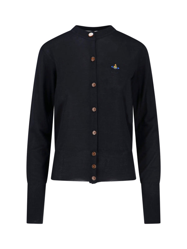 Vivienne Westwood 70% Wool cardigan in black
