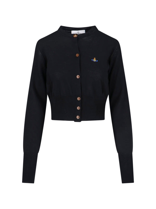 Vivienne Westwood 100% Cotton cardigan in black