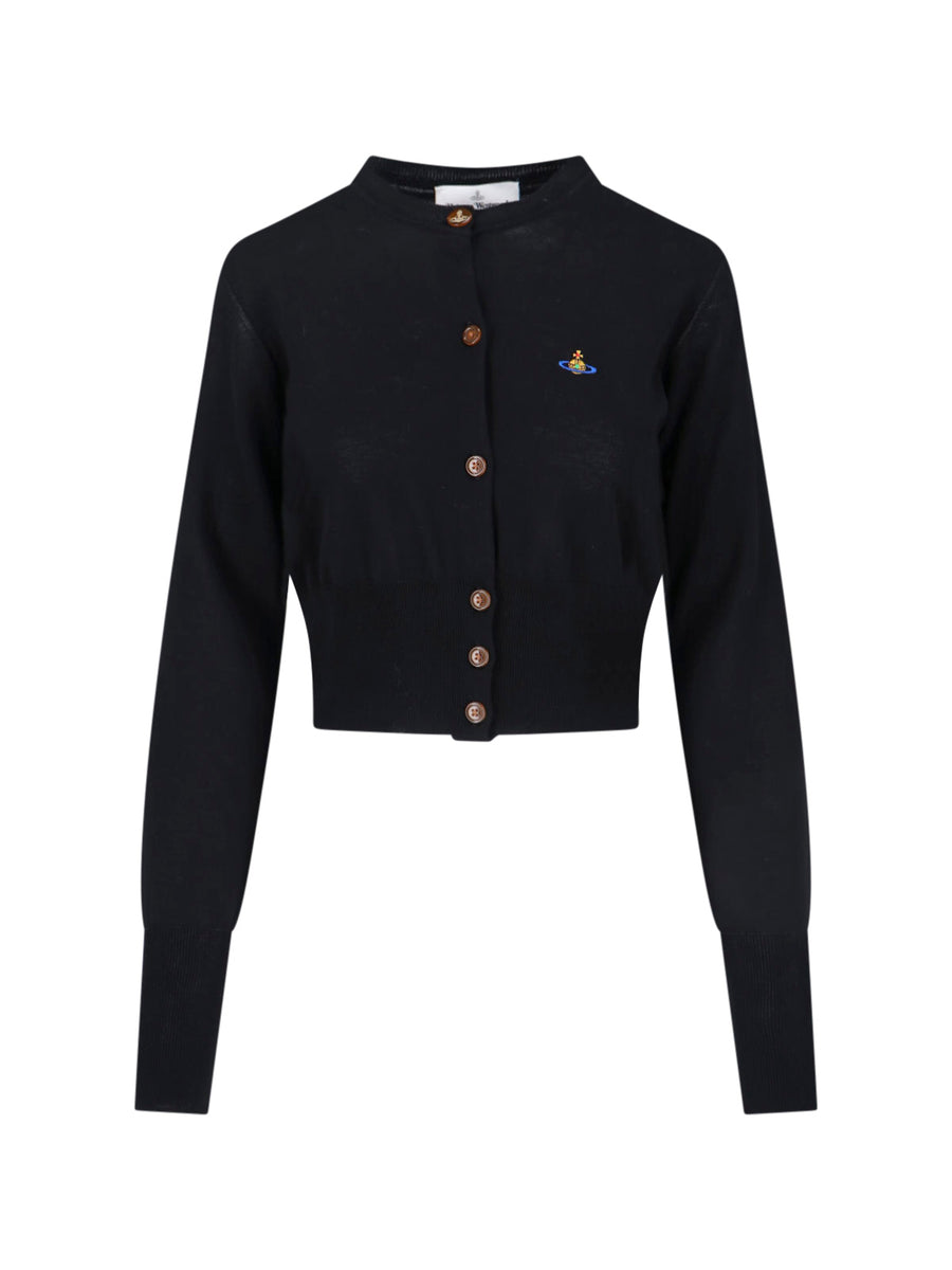 Vivienne Westwood 100% Cotton cardigan in black
