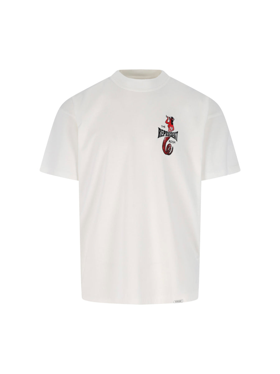 Represent 100% Cotton t-shirt in white