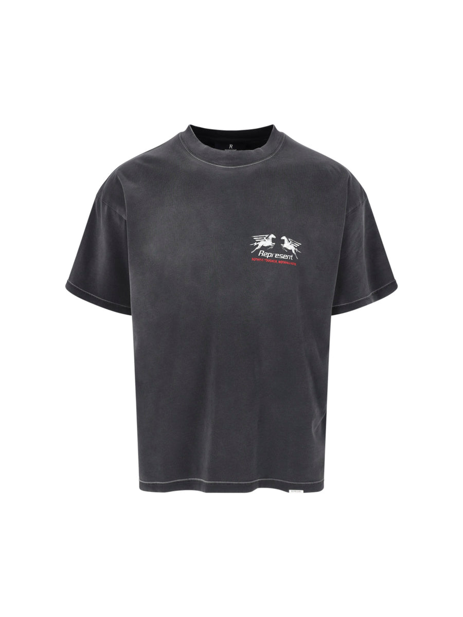 Represent 100% Cotton t-shirt in gray