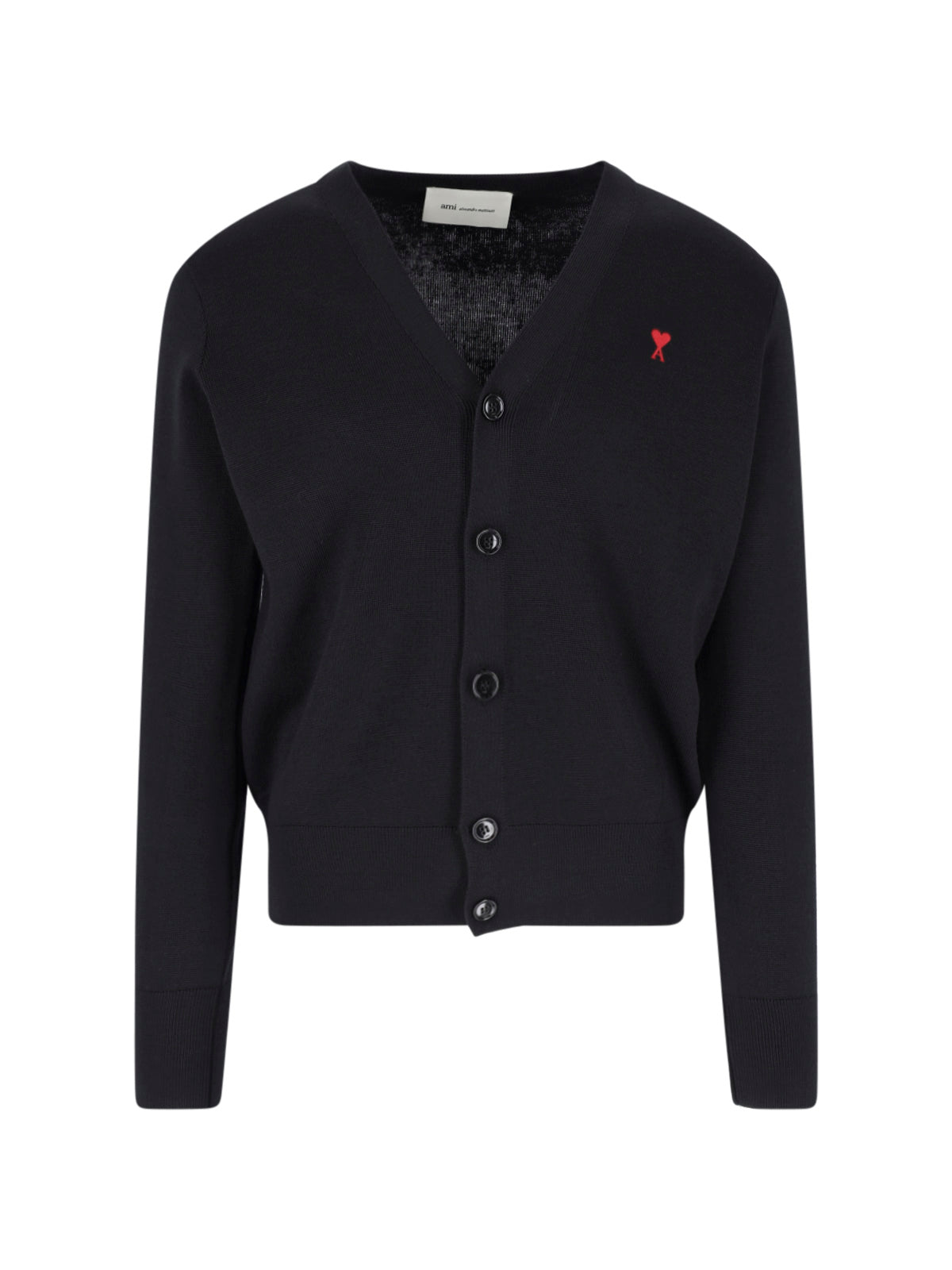 Ami Sweaters Black Wool