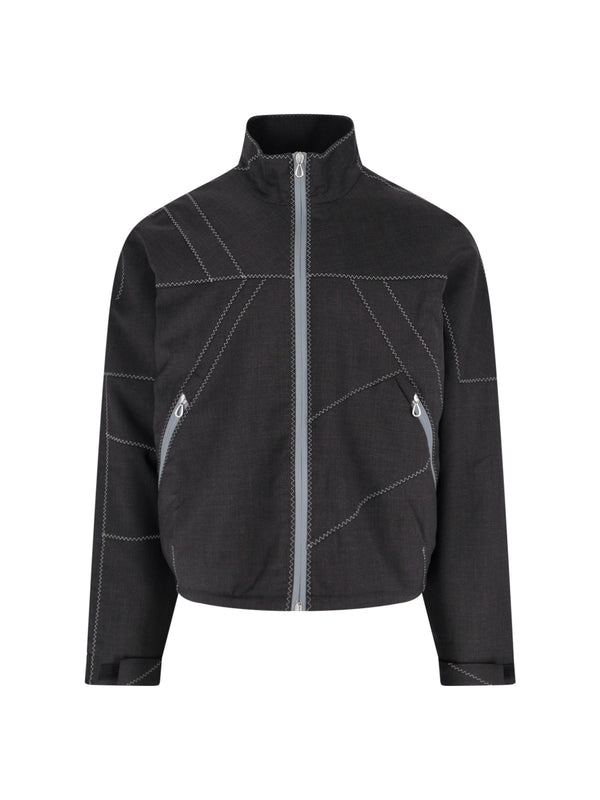 Kiko Kostadinov 100% virgin wool jacket in black