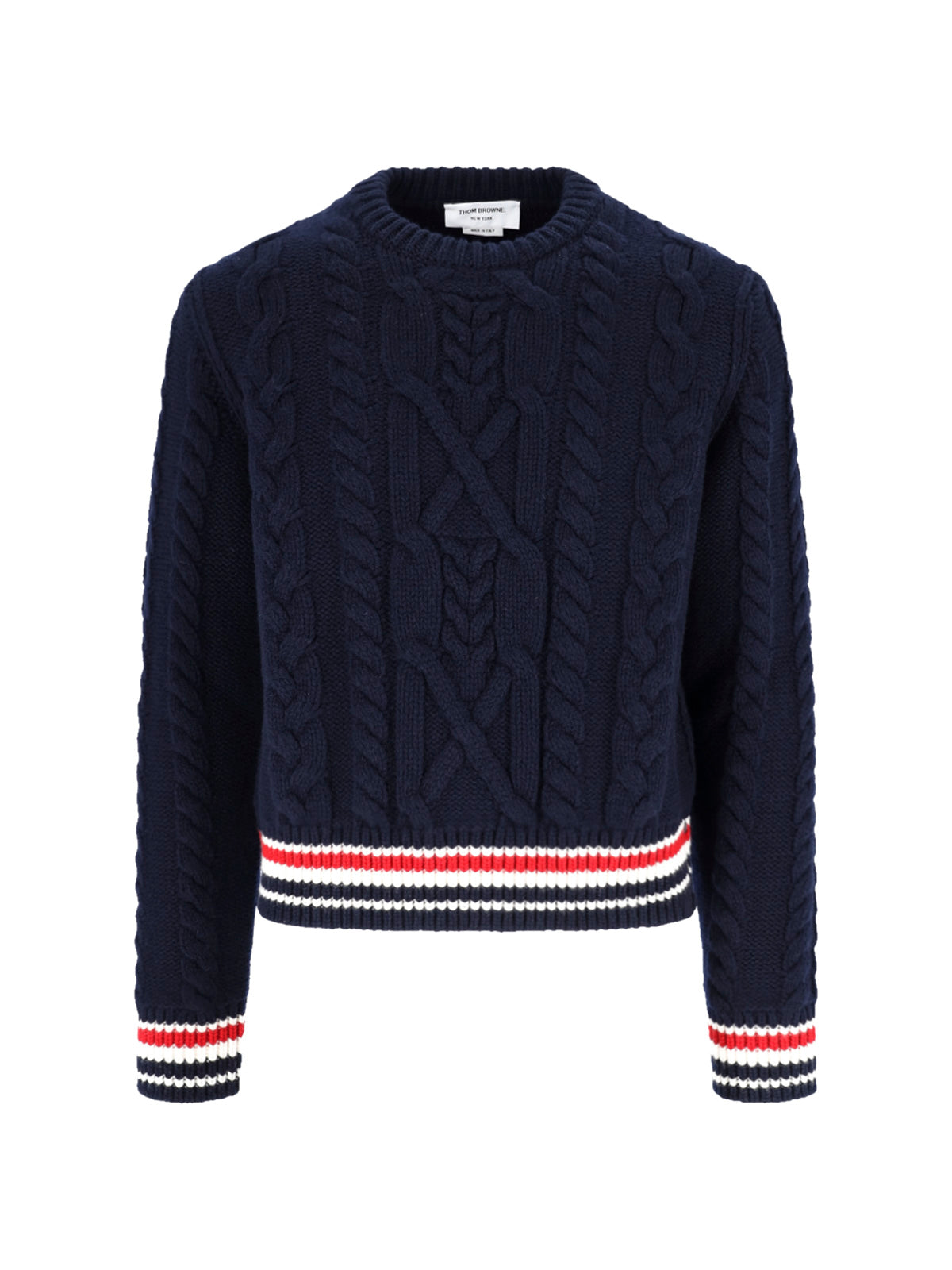 Thom Browne Sweaters Blue Virgin Wool