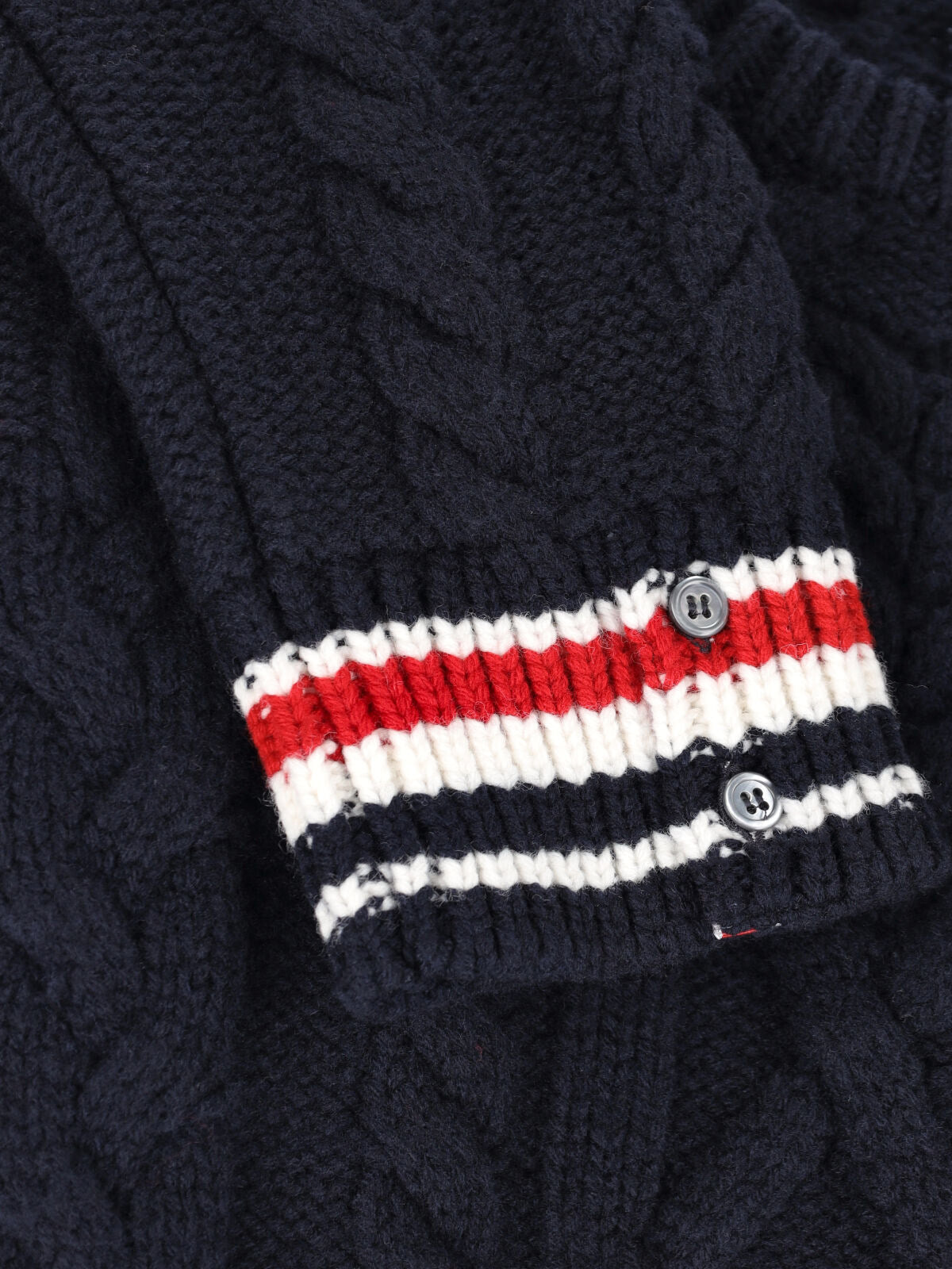 Thom Browne Sweaters Blue Virgin Wool