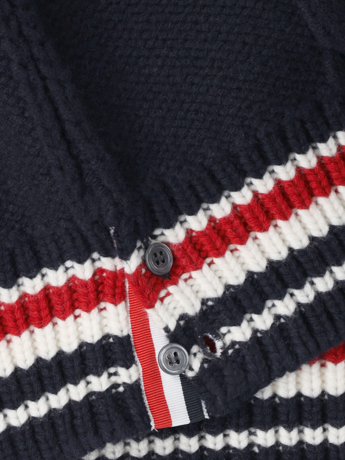 Thom Browne Sweaters Blue Virgin Wool