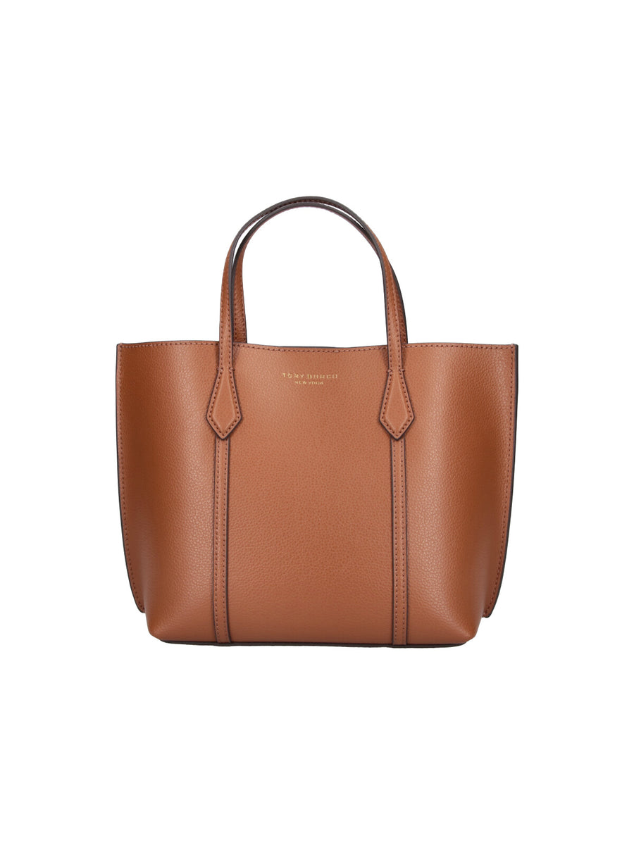 Tory Burch Body: 100% Cow Leather tote bag in brown