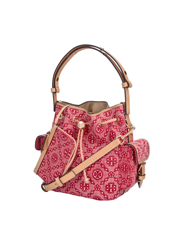 Tory Burch Bags Red Trim: Cow Leather