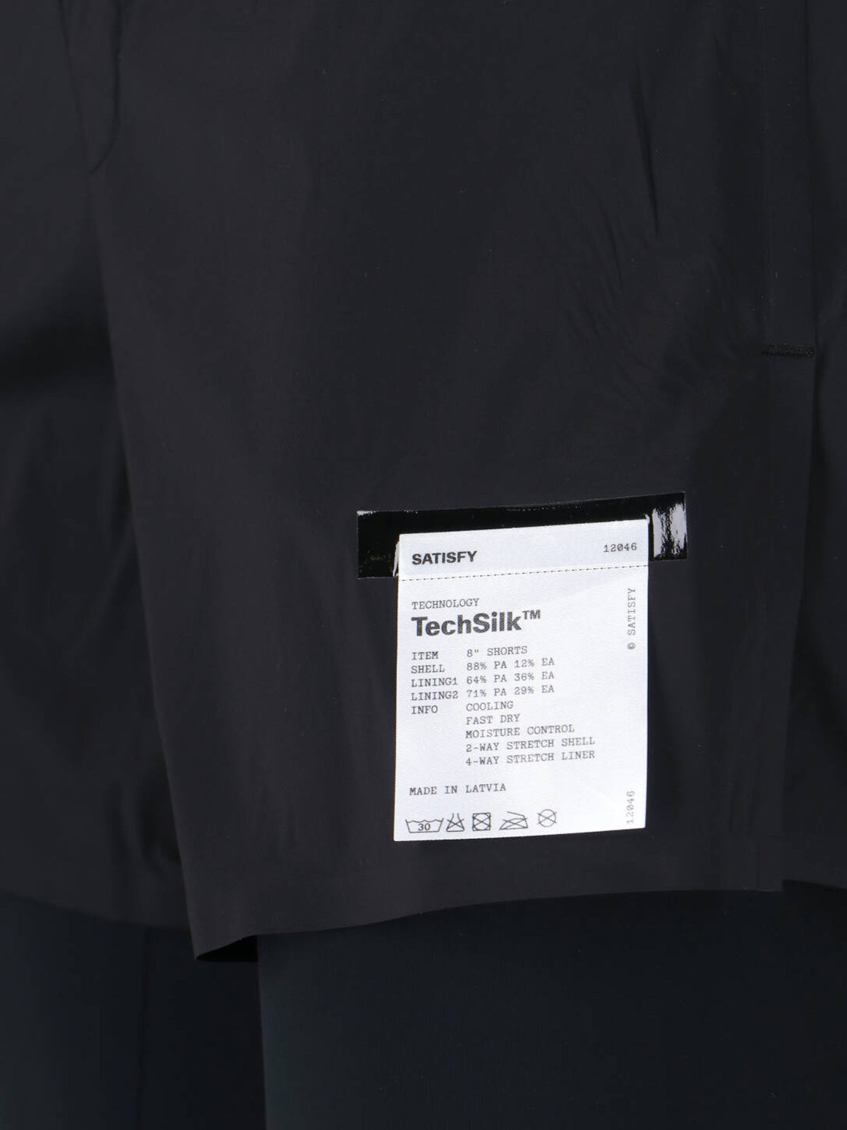 SATISFY Trousers Black Poliammide