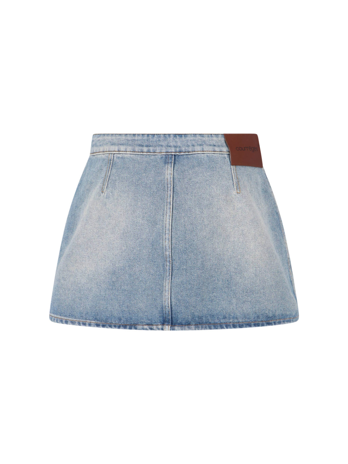 Courrèges Skirts Blue Cotton