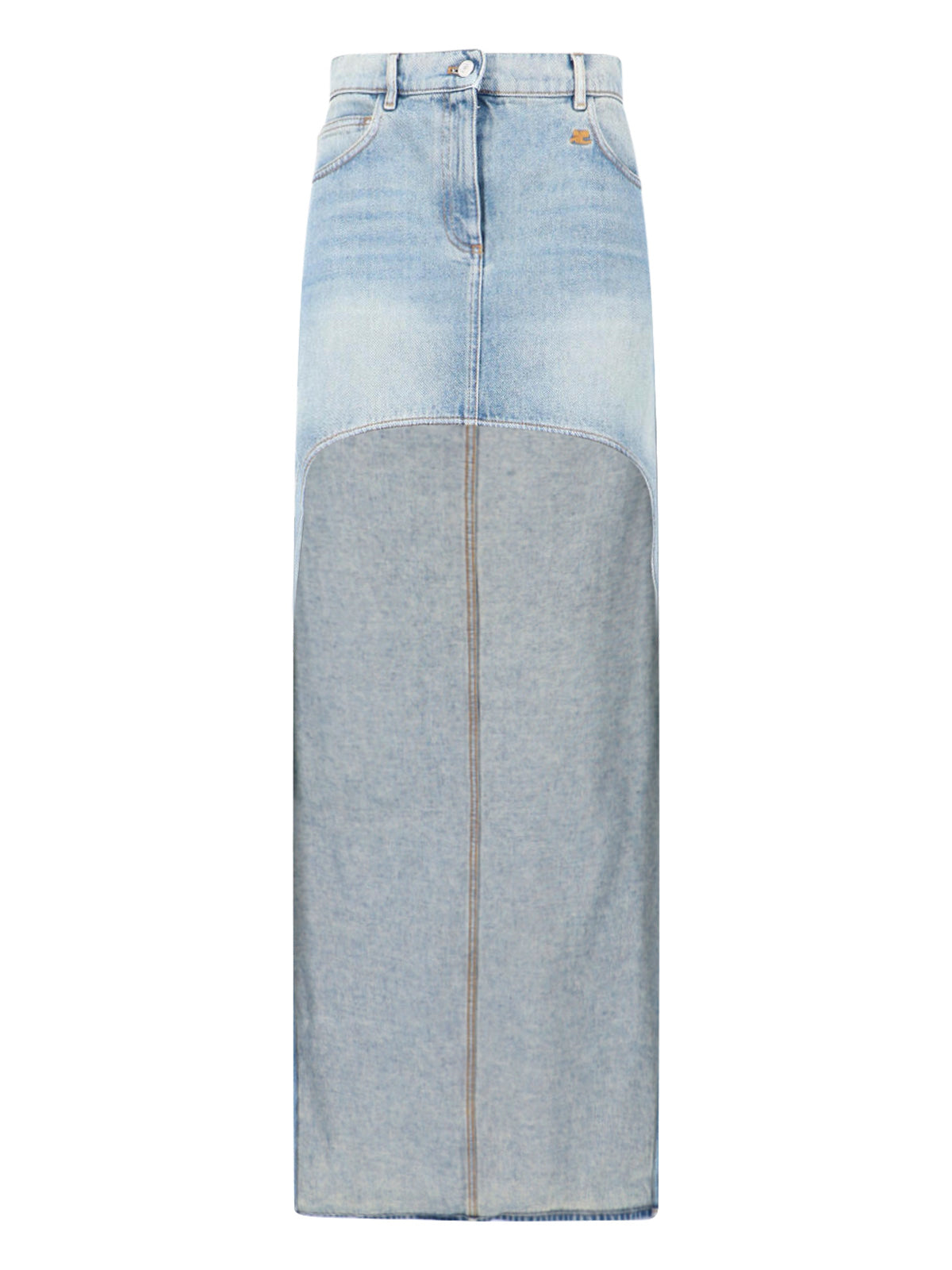 Courrèges Skirts Blue Cotton