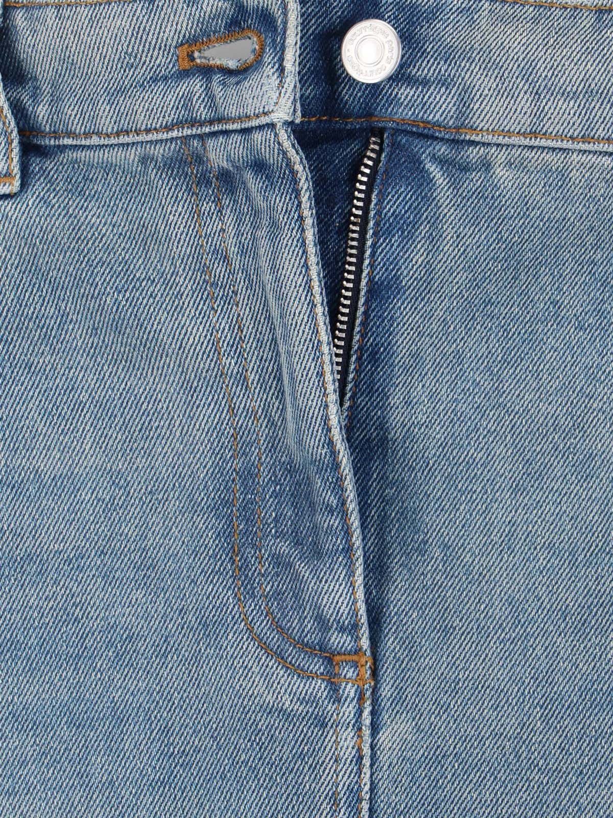 Courrèges Skirts Blue Cotton