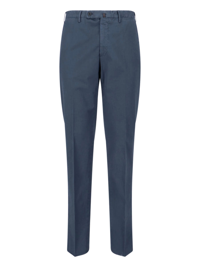 Incotex Trousers Blue Cotton