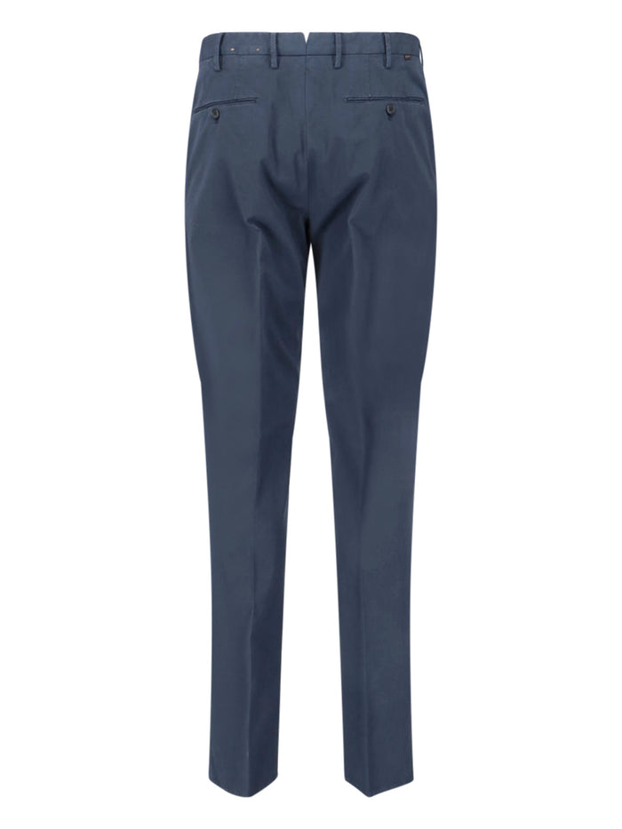 Incotex Trousers Blue Cotton