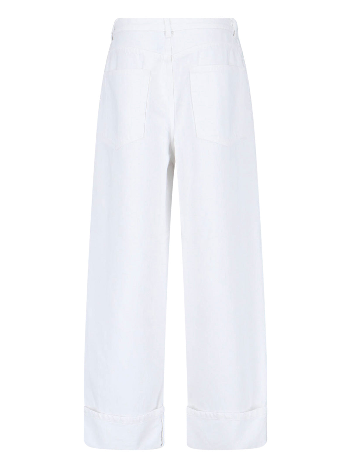 ROHE Jeans White Cotton