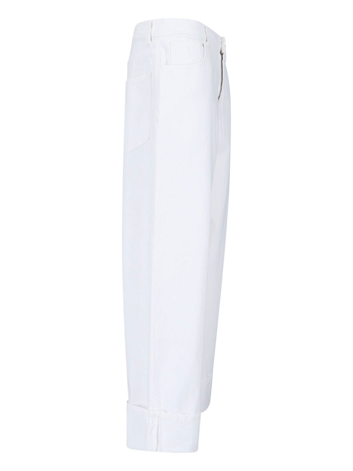 ROHE Jeans White Cotton