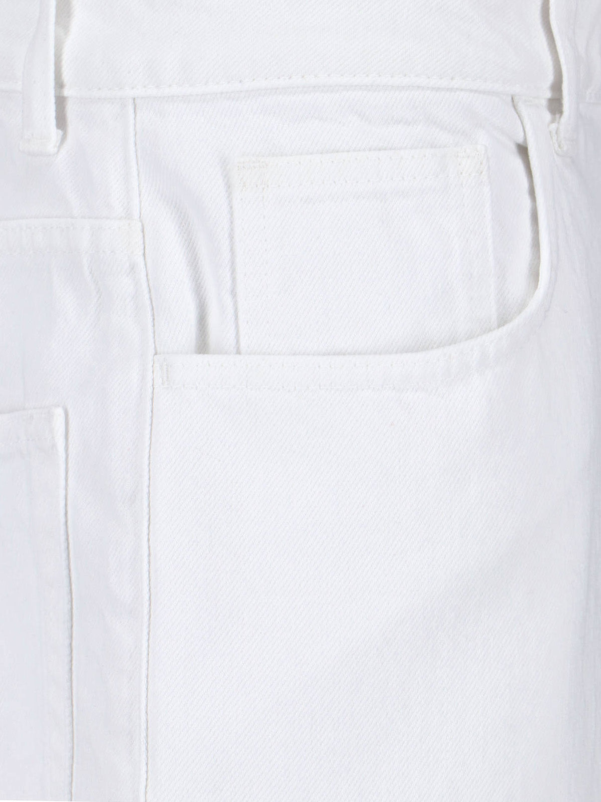 ROHE Jeans White Cotton
