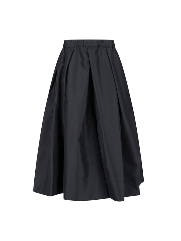 Comme des Garçons 100% polyester skirt in black