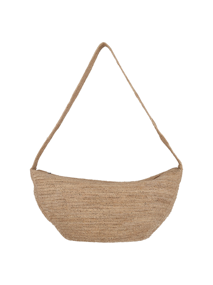 Ibeliv 100% Raffia shoulder bag in beige