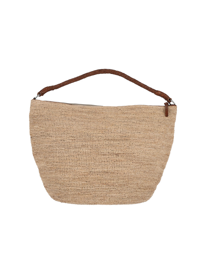 IBELIV Bags Beige Raphia