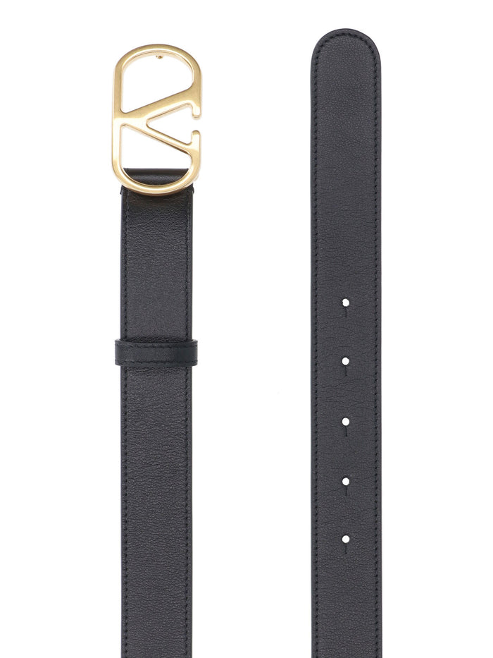 Valentino Garavani Belts Black Leather