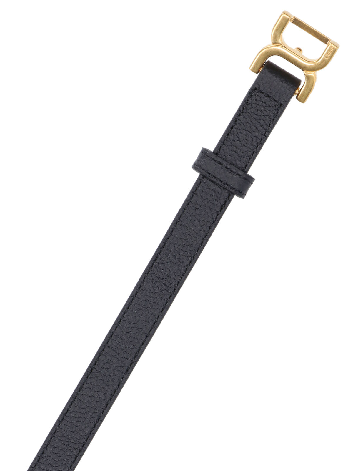 Chloè Belts Black Calf Leather