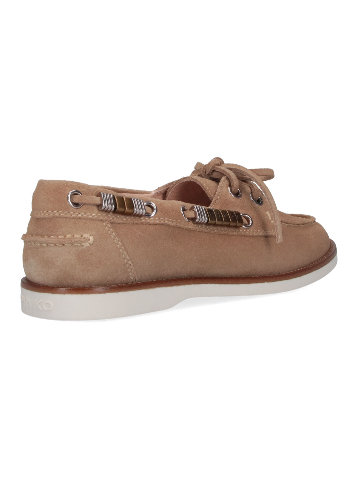 Pinko Flat shoes Beige Upper: Cow Leather