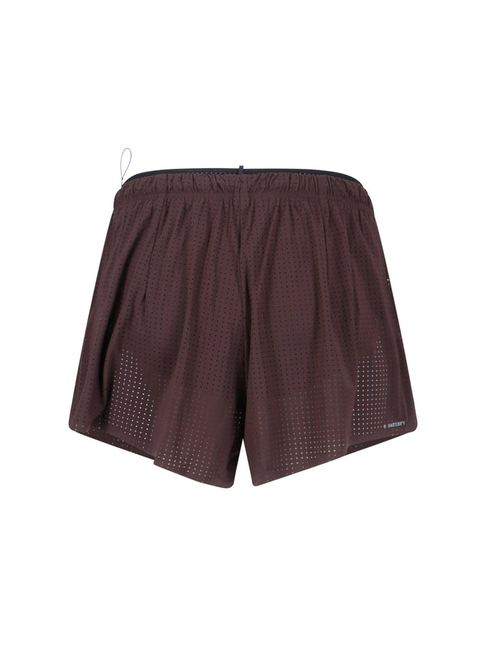 SATISFY Trousers Brown Polyamide