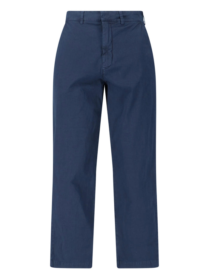 RANRA Trousers Blue Cotton