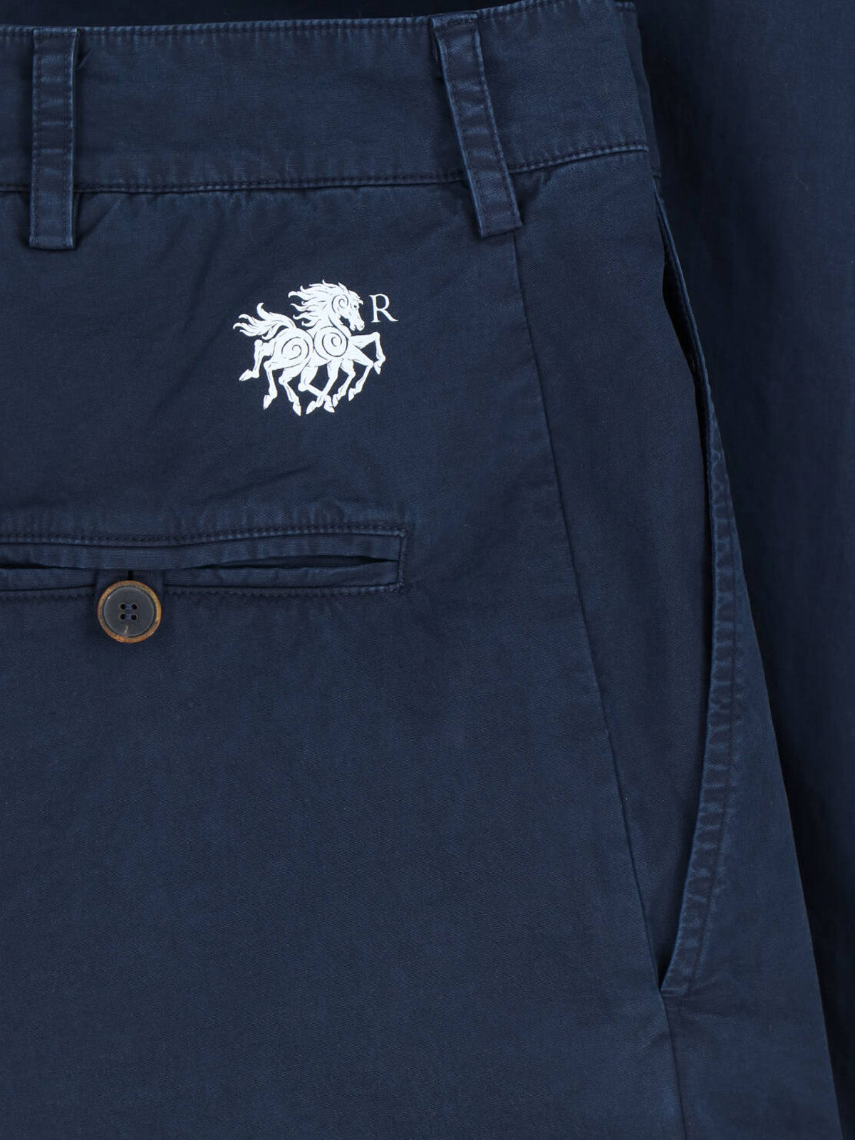 RANRA Trousers Blue Cotton