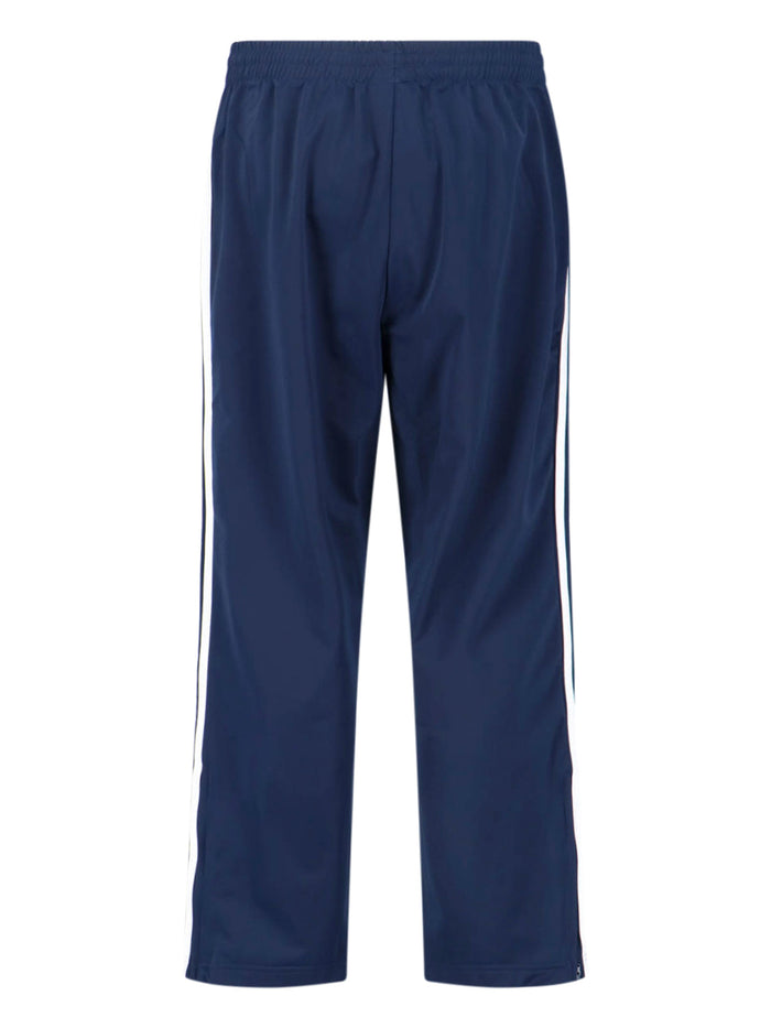 Adidas Trousers Blue Recycled Polyester