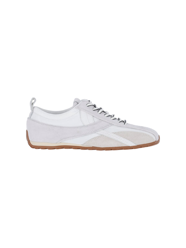 Alohas 100% leather sneaker in white
