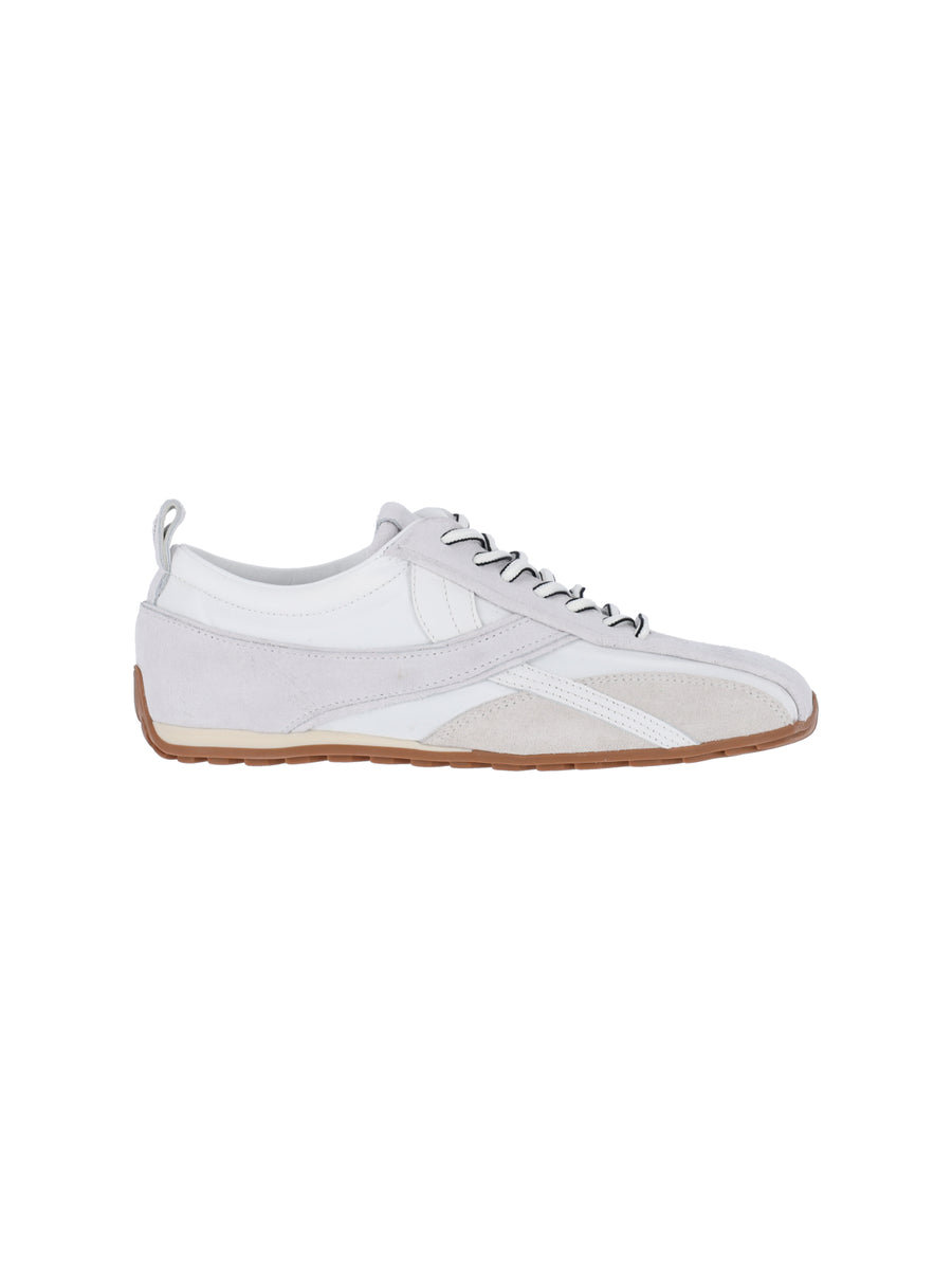 Alohas 100% leather sneaker in white