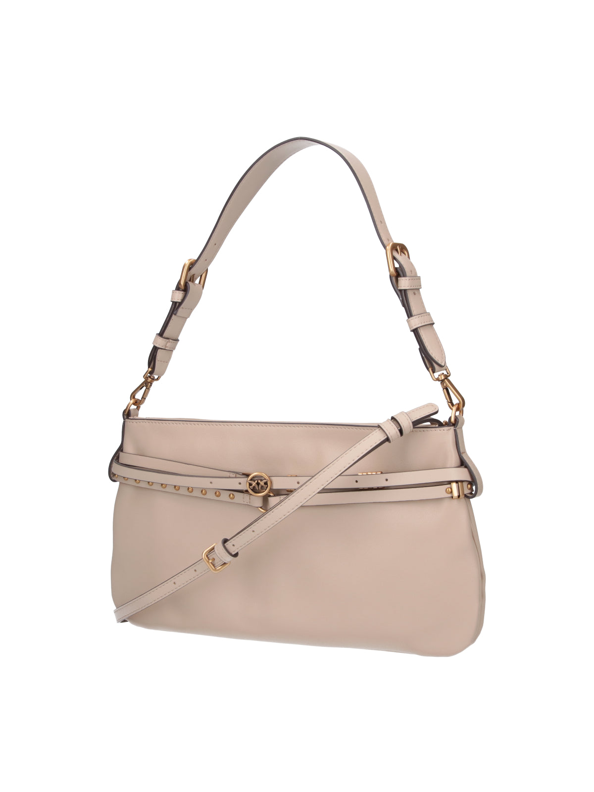 Pinko Bags Beige Leather