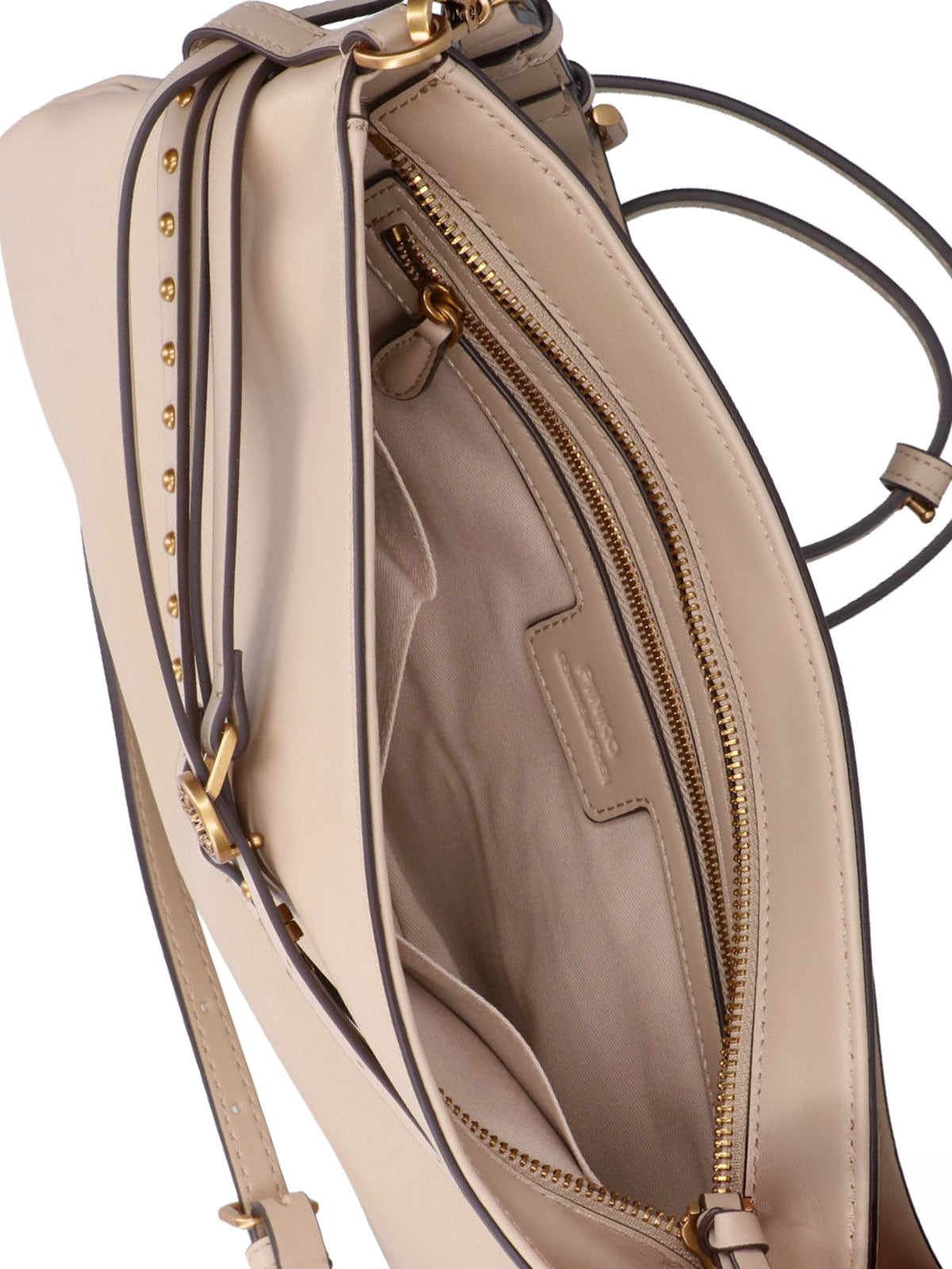 Pinko Bags Beige Leather