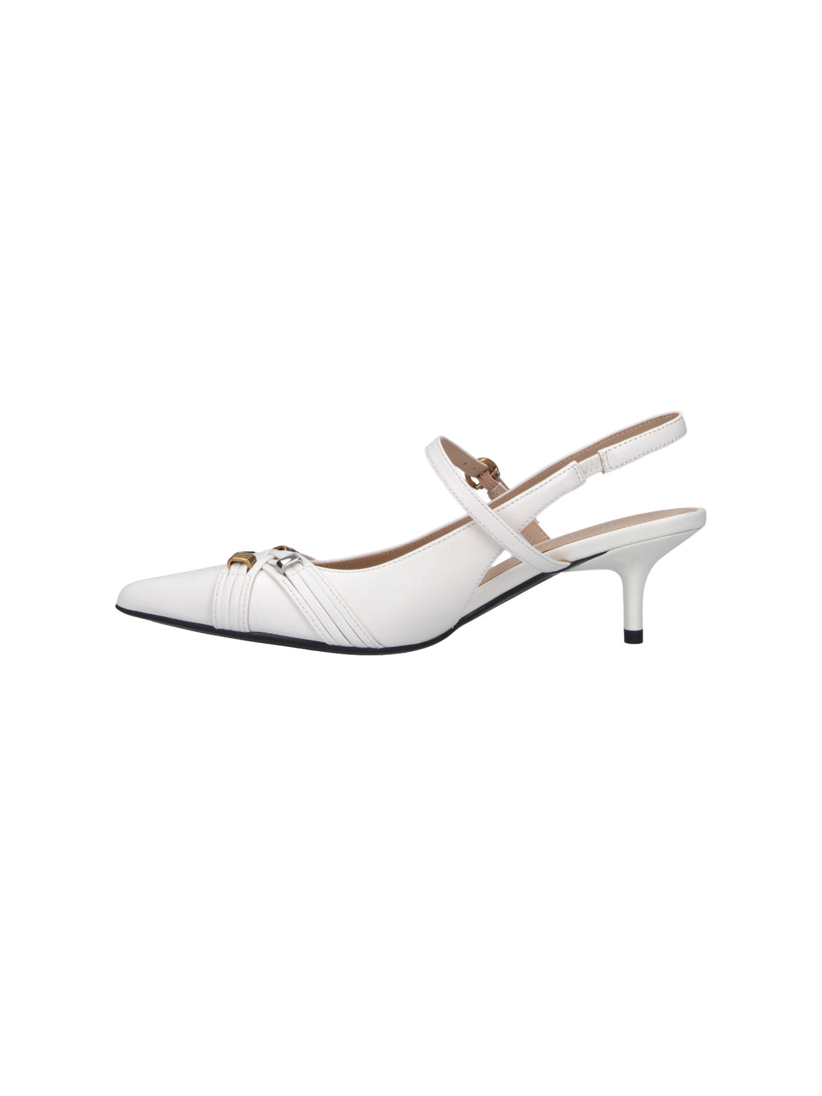 Pinko With Heel White Upper: Goat Leather