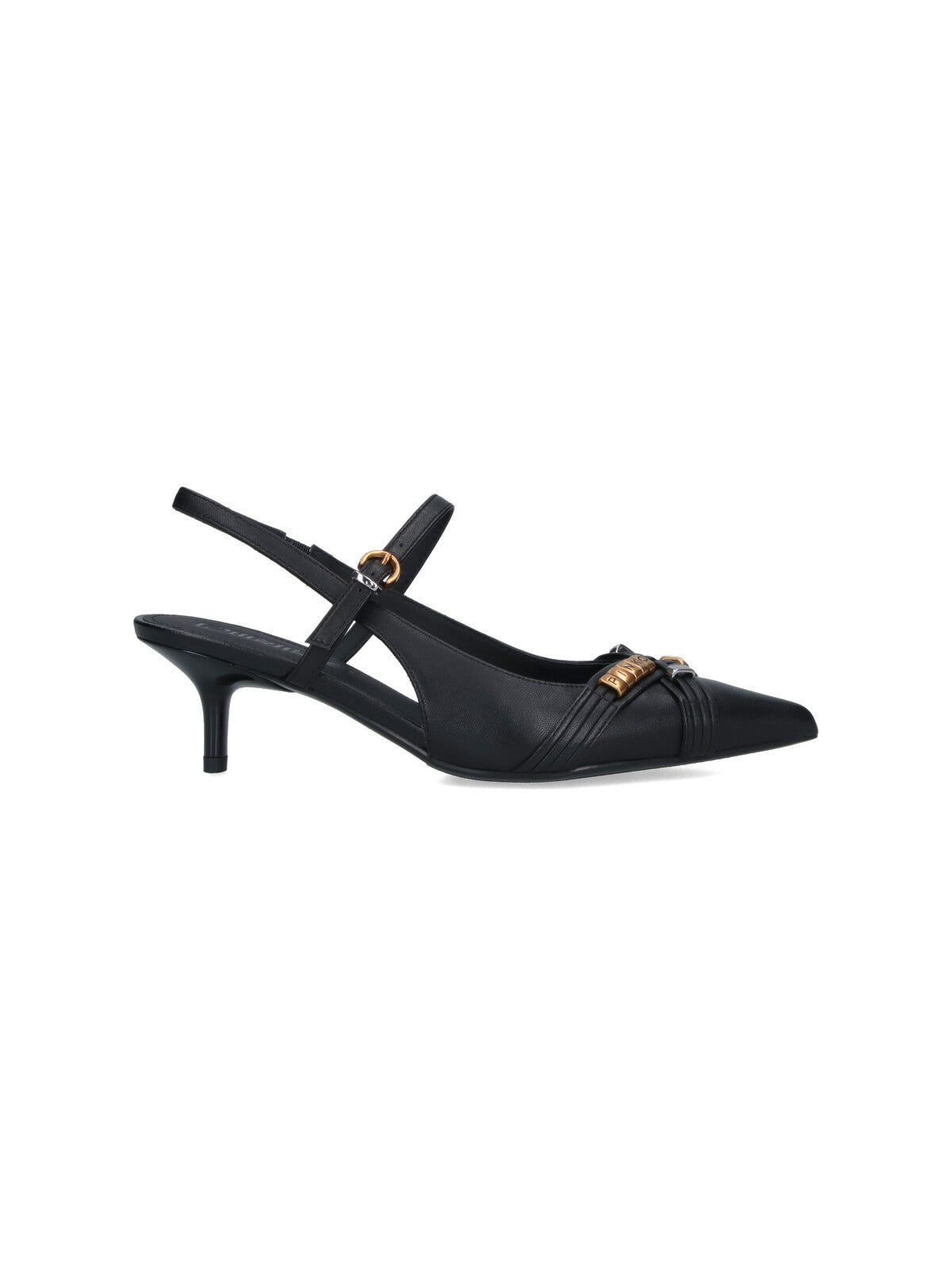 Pinko With Heel Black Upper: Goat Leather