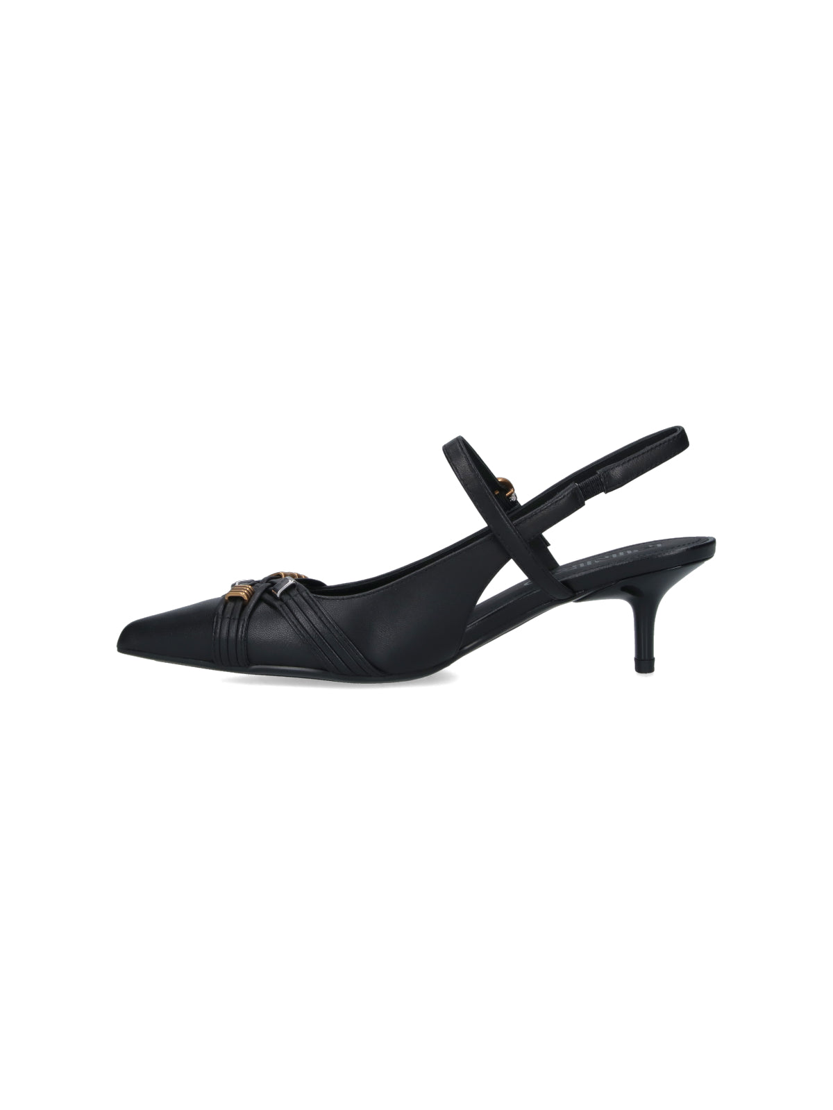 Pinko With Heel Black Upper: Goat Leather